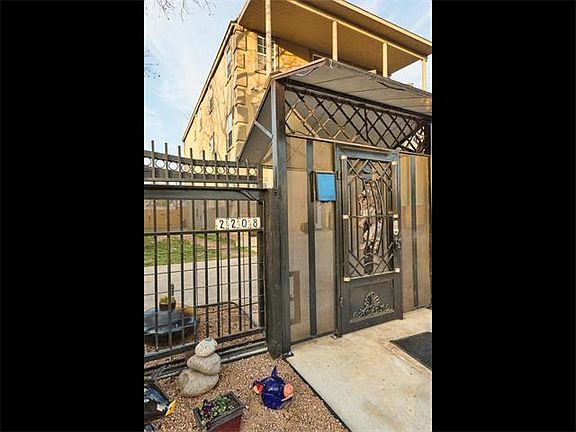 Wrought iron gate is more than decorative, it also provides security