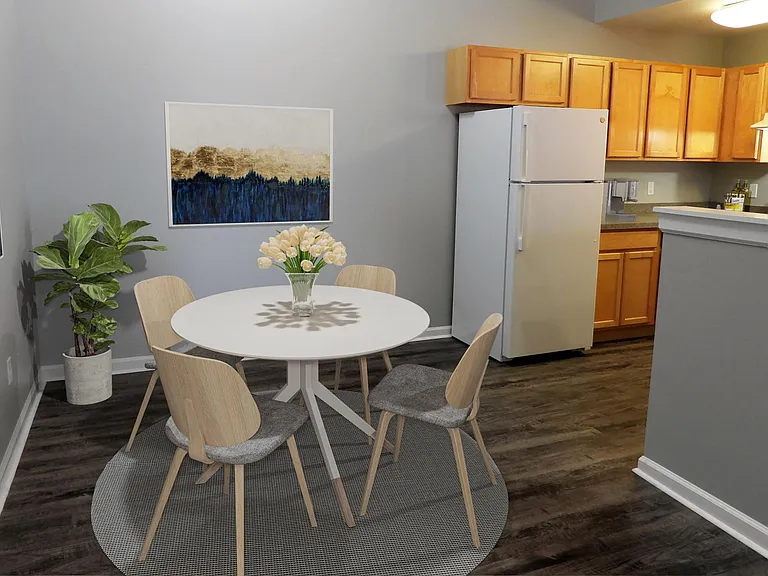 Two Bed, One Bath, Style 1