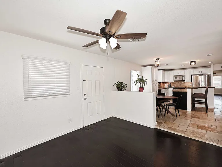 Family room leading to back patio
