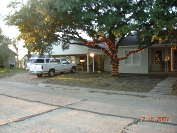 front of house showing the car port