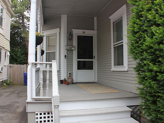 Entrance with deck