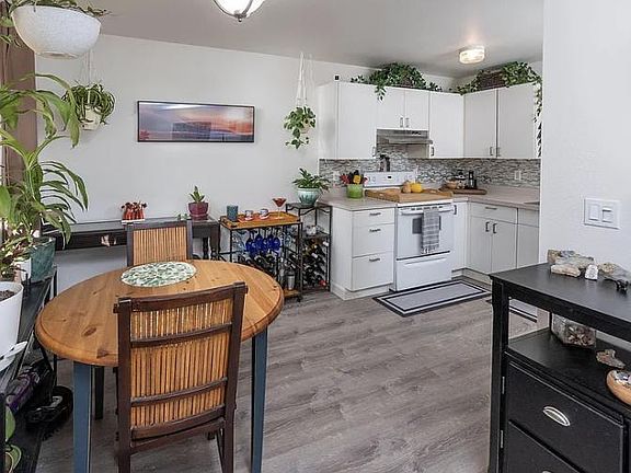 dining area and kitchen