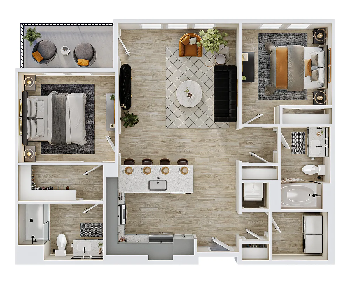 Floor plan B2