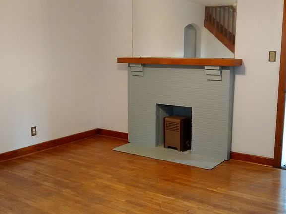 living room with fireplace