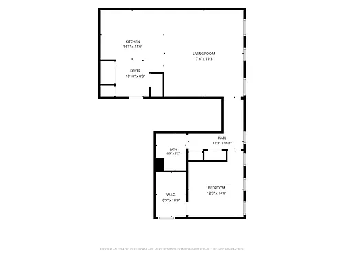 Floor plan 1 Bedroom - Option 3