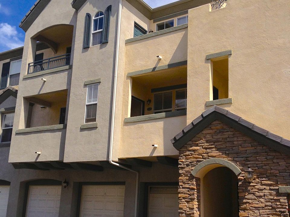 Front entrance and balcony.