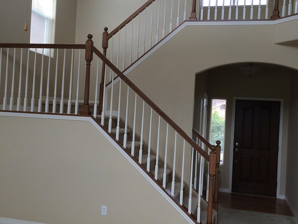 staircase from main level to second floor