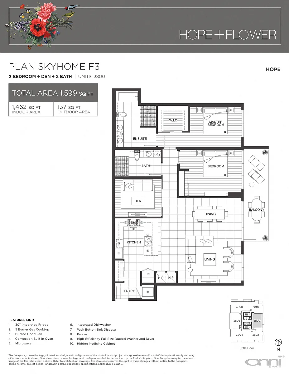 Floor plan Sky Home F3