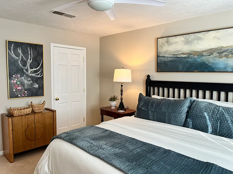 Includes 2 walk-in closets