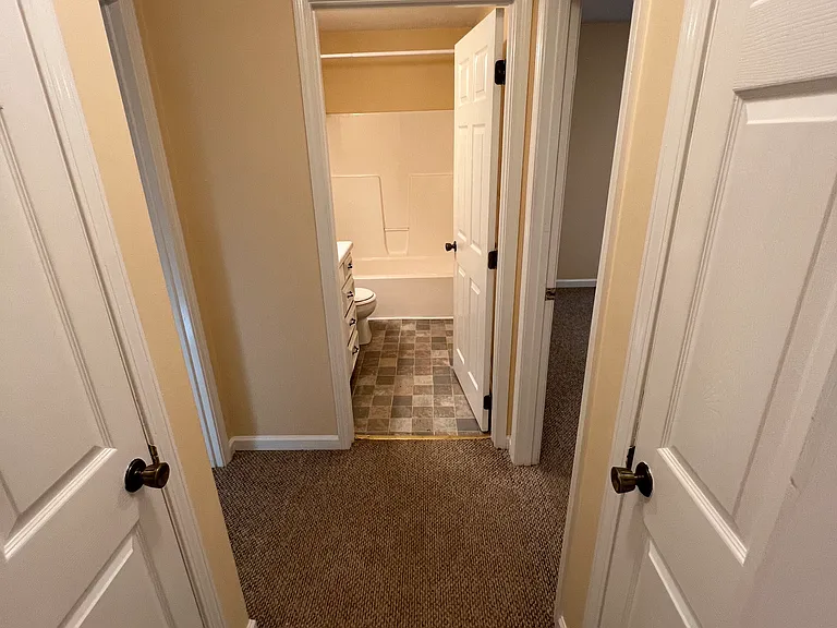 Hallway bathroom