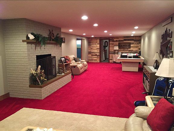 Large finished basement