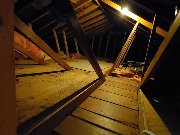 Attic storage space