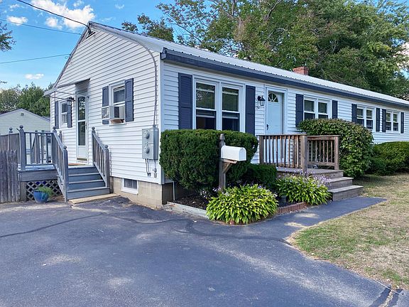 Front Door/Side Deck & side door.