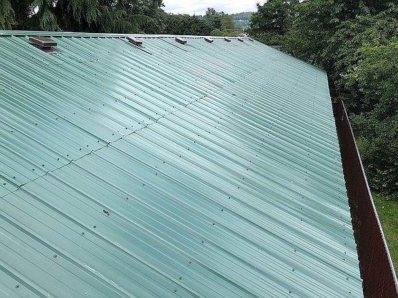 new metal garage/shop roof