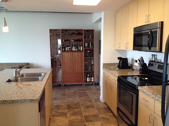 tile floor in kitchen