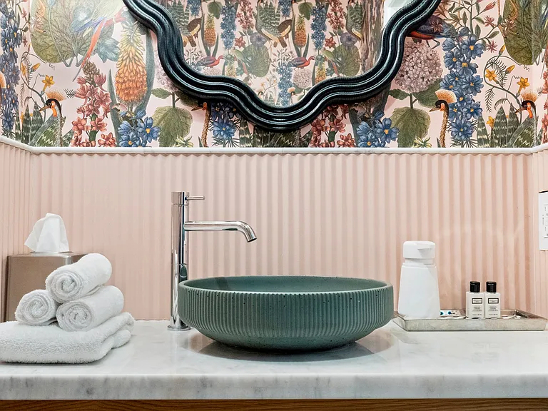 A chic blend of modern artistry and timeless charm.