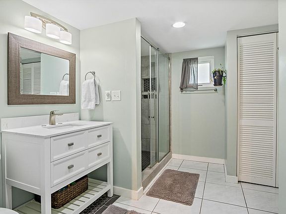 Good sized renovated bathroom