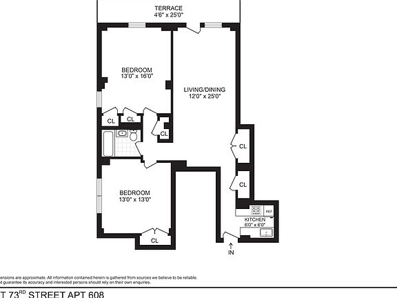 2nd image of 23 W 73rd St #608A