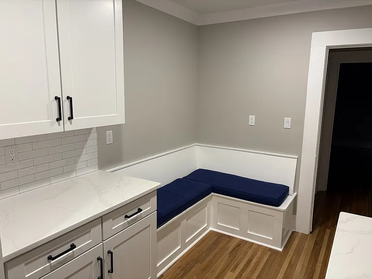 Custom Banquette with storage
