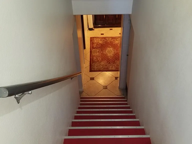 Steps to the Garden level