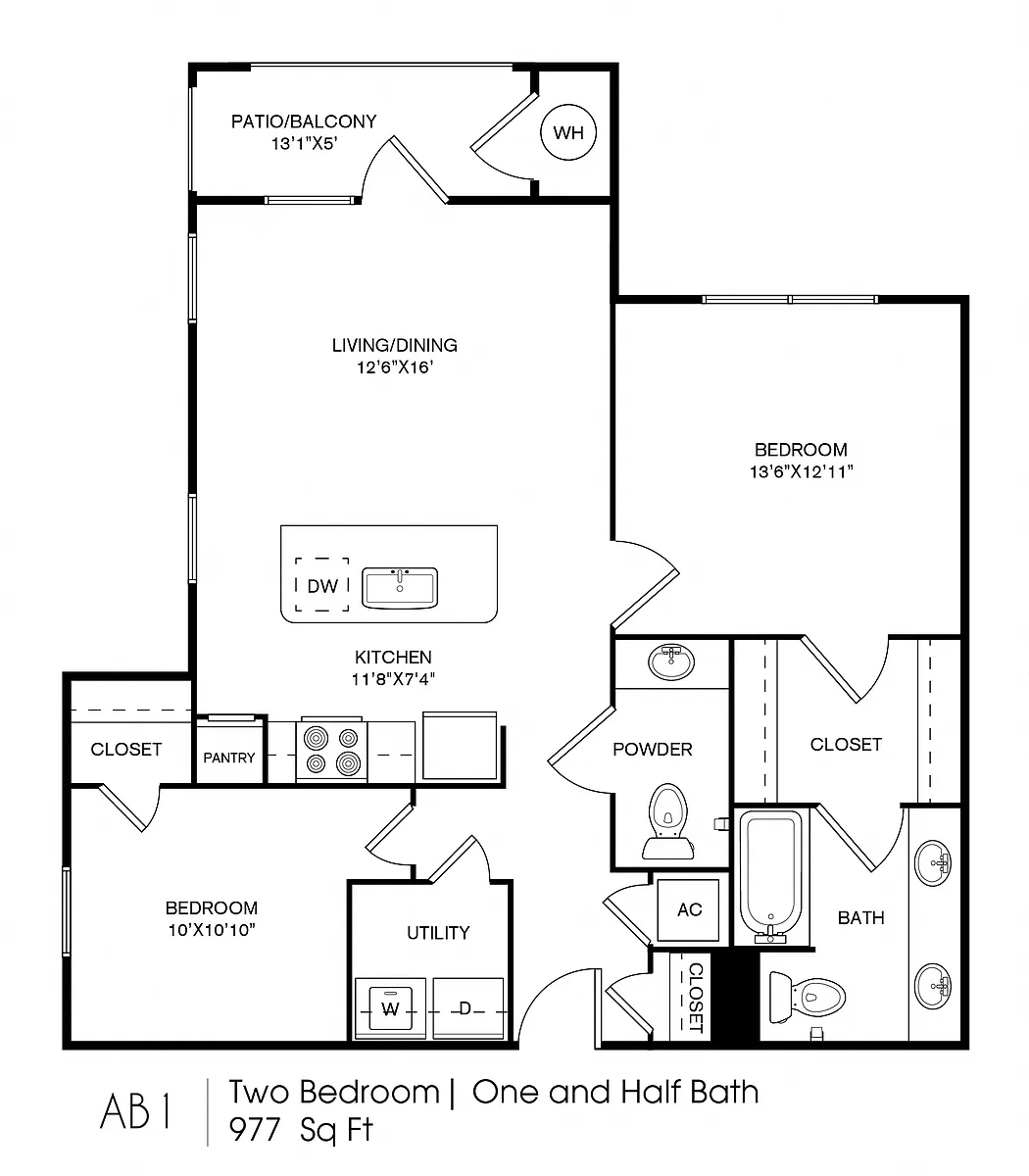 Floor plan AB1