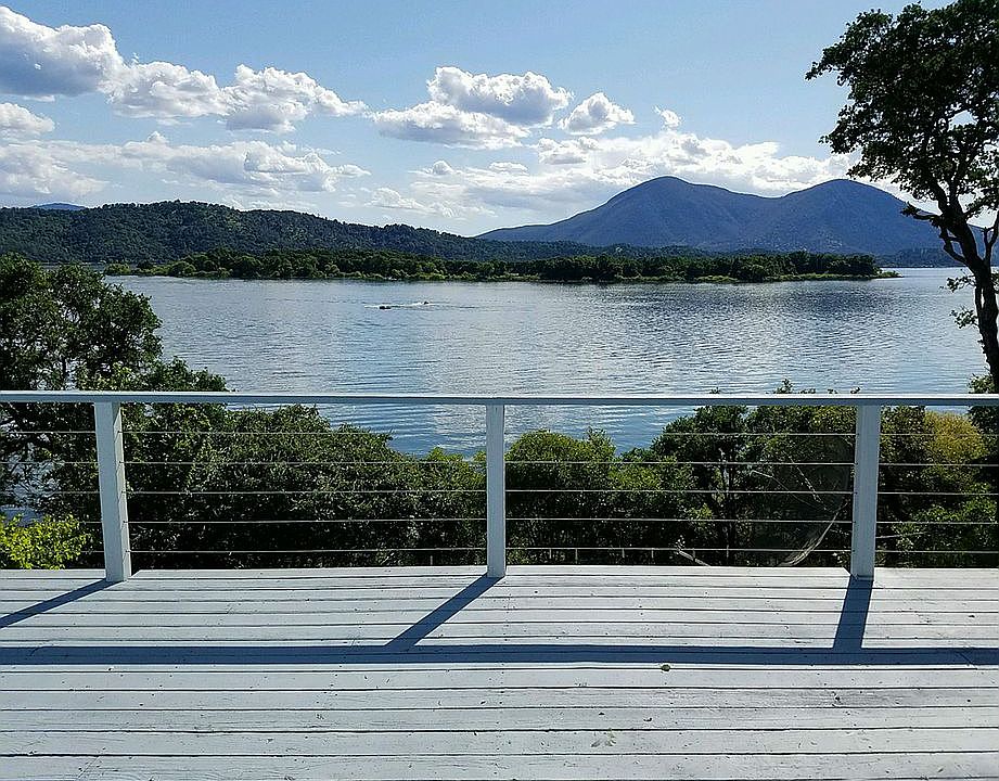 Large Deck overlooking lake