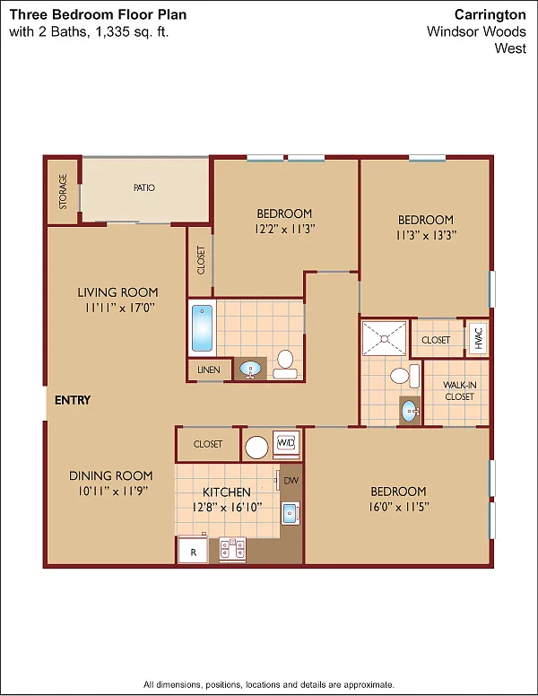 Floor plan $2.23/sq.ft. - The Carrington