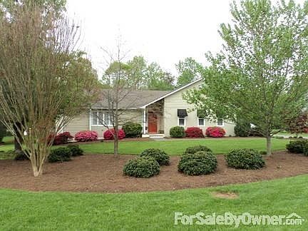 Lots of extra landscaping