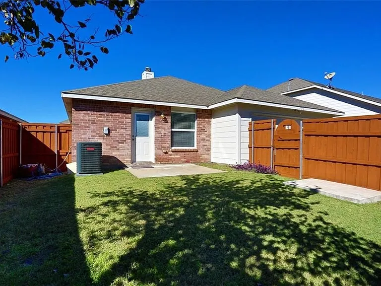 Another view of the spacious backyard