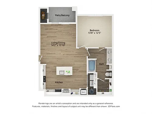 Floor plan Burritt