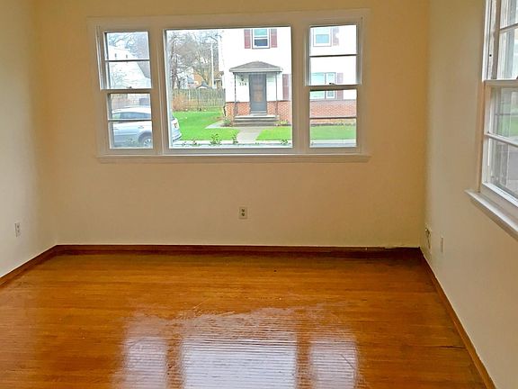 Gleaming hardwood floors