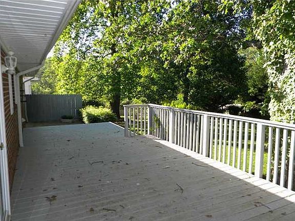 Hugh back deck with patio