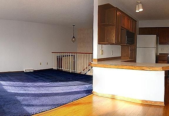 Living Room, Dining Room & Kitchen