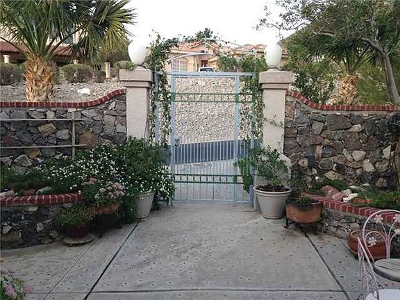 Front gate from inside patio