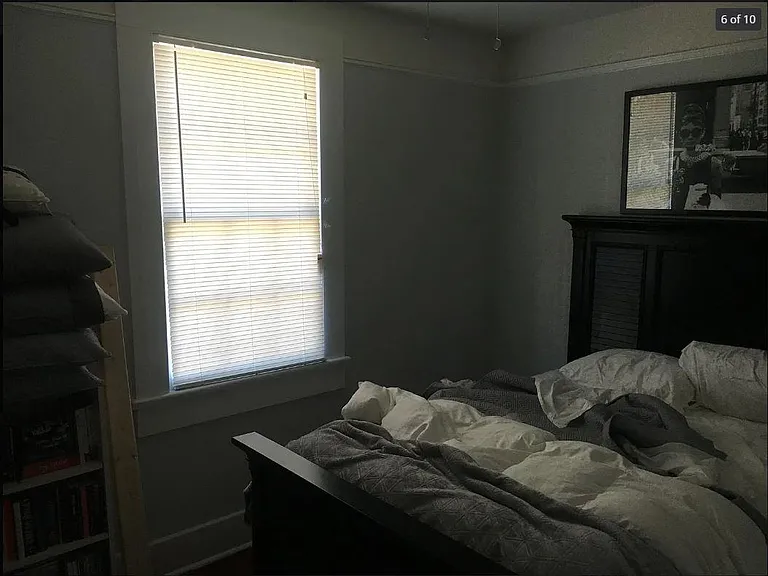 First bedroom with bed