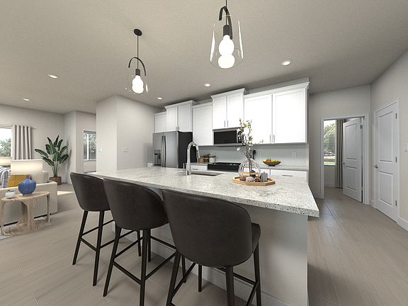 A virtual rendering of the 1480 plan at Summerstone in Tucson, AZ.