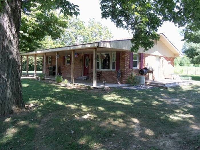 Brick home front