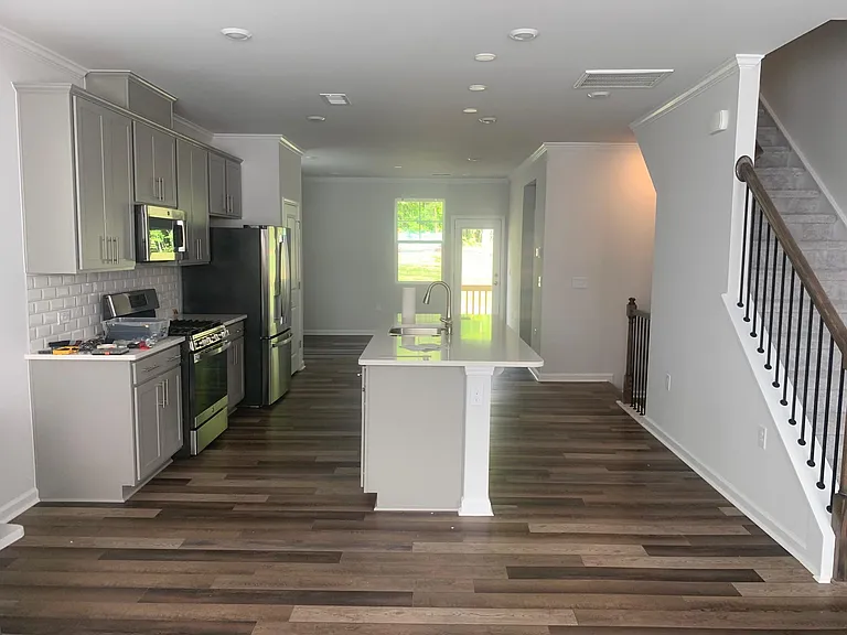 Kitchen island in a different angle.