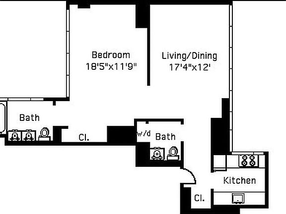 2nd image of 310 W 52nd St APT 15A