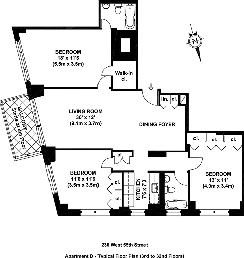 230 W 55th St #26D — Photo 2