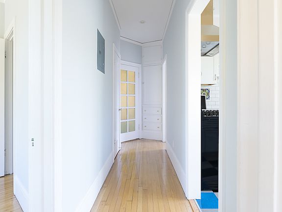 hallway looking towards the apartment entrance
