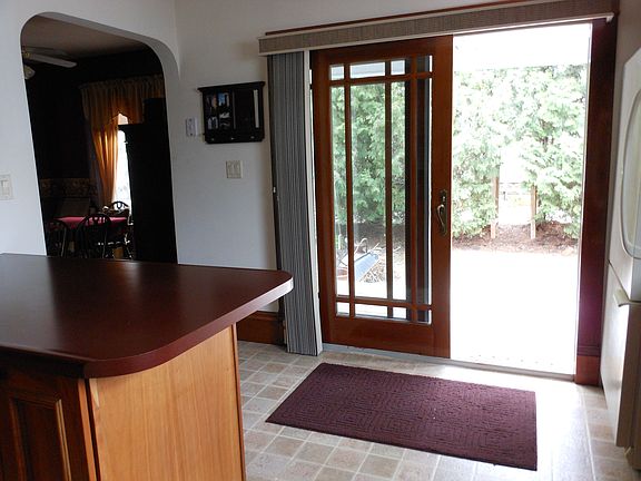 looking out to patio