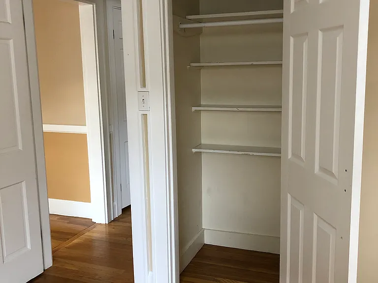 First floor bedroom closet