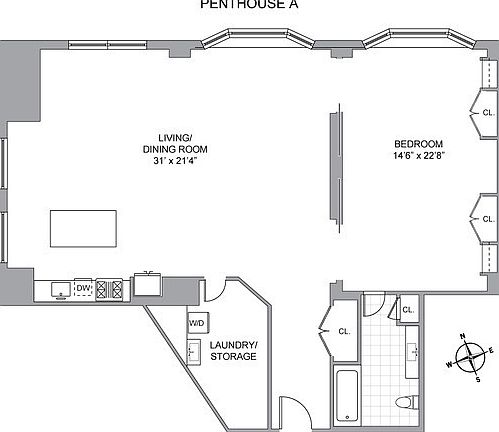2nd image of 448 W 37th St Penthouse A