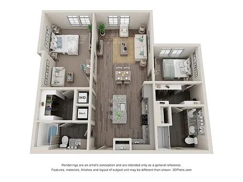 Floor plan B3