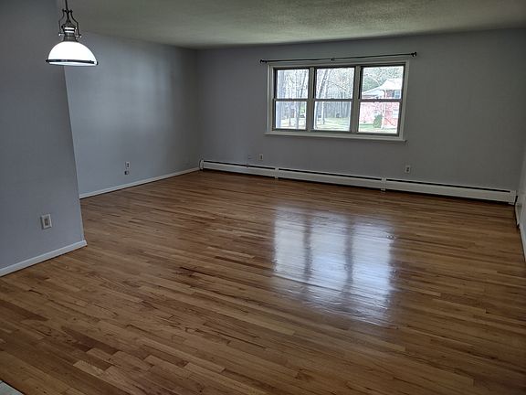 Freshly painted living room
(light gray)