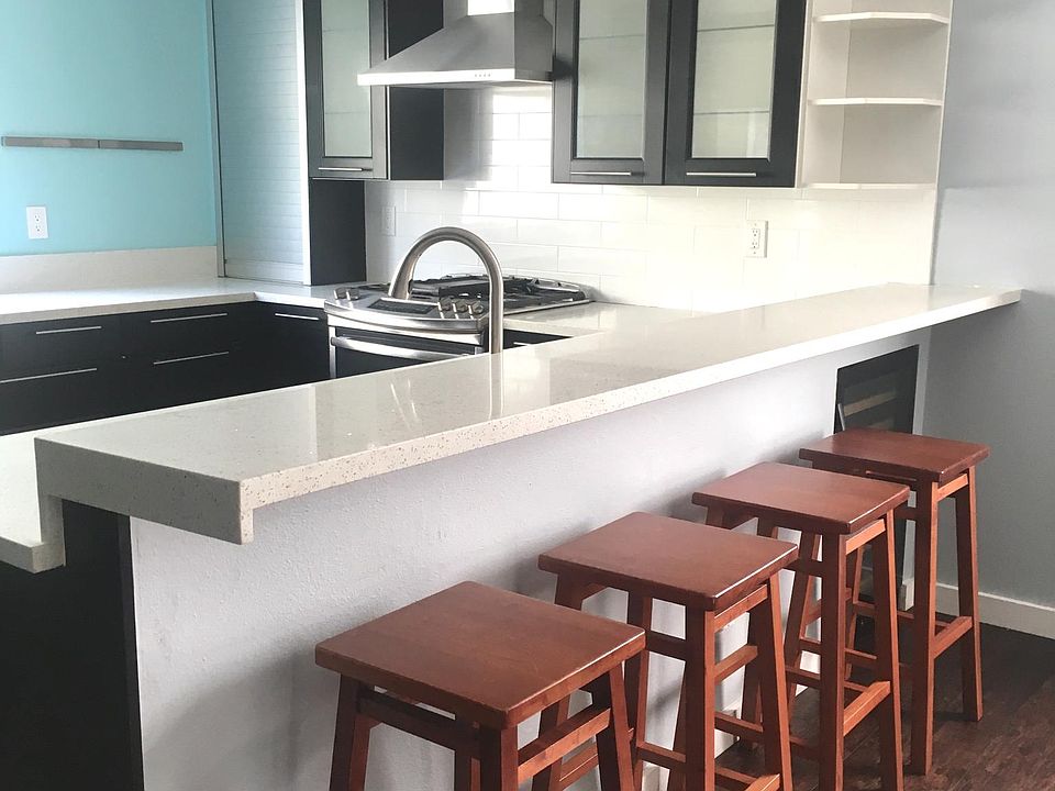 Half of kitchen from dining room