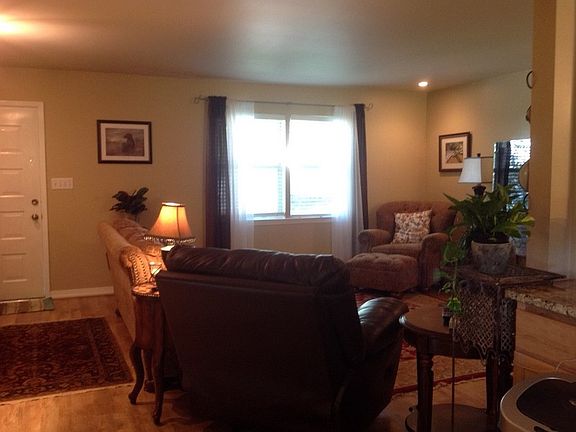 View from Kitchen to living