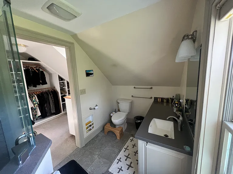 bathroom in primary bedroom