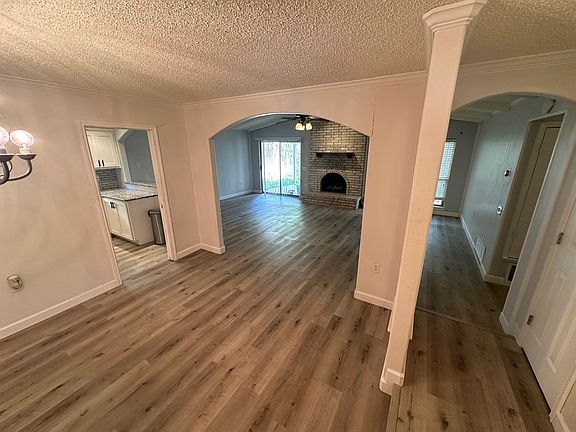 Open concept, dining room into living room